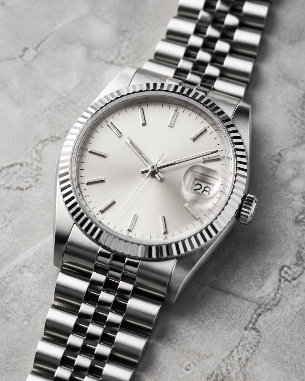 Rolex Datejust 36 126234 — Silver sunray with index hour markers