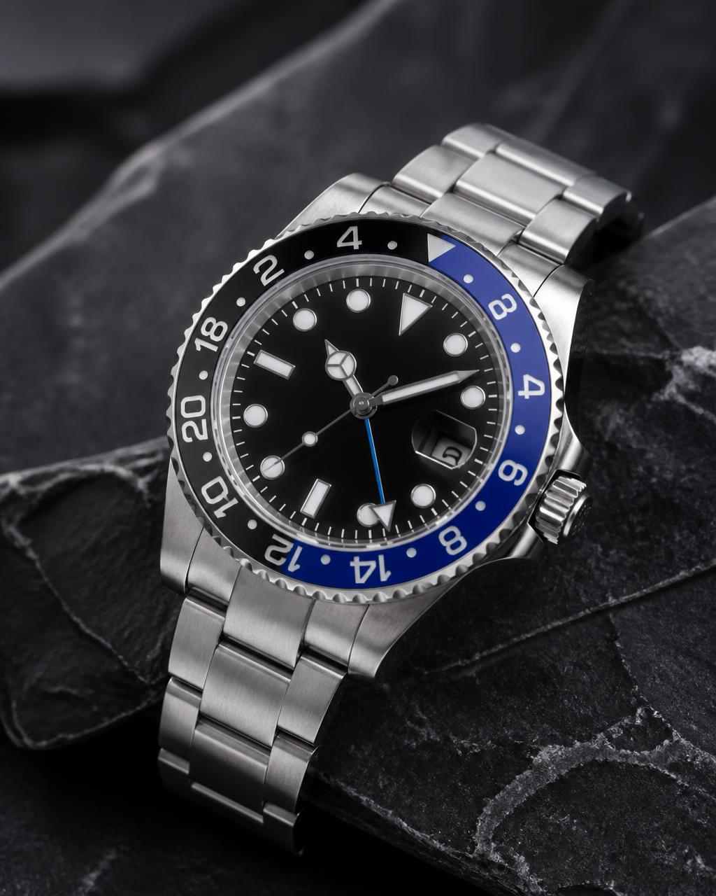 Rolex GMT-Master II 126710BLNR — Black, Chromalight display