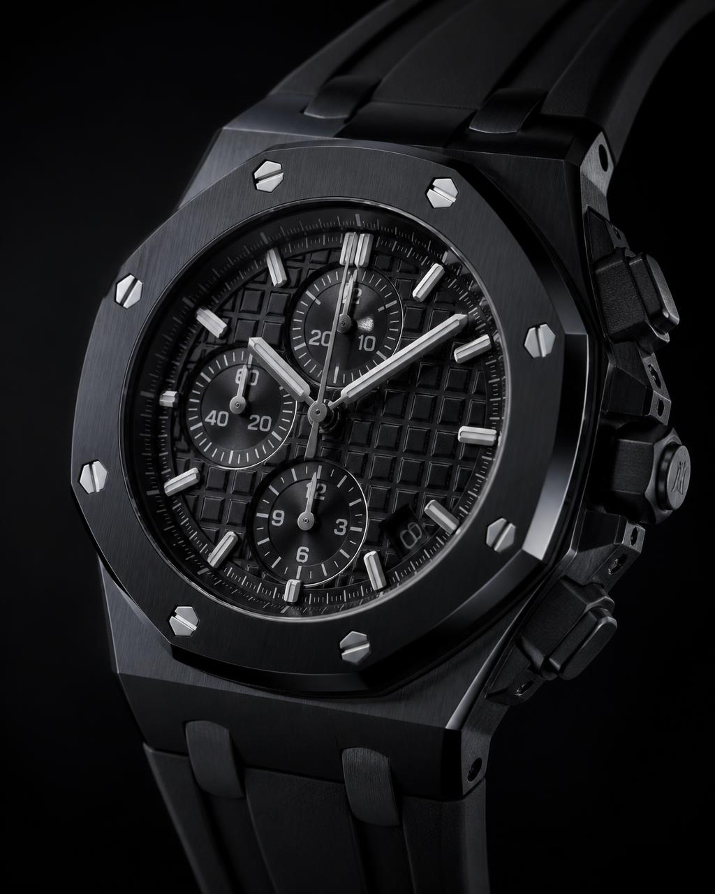 Audemars Piguet Royal Oak Offshore Chronograph 26405CE.OO.A002CA.01 — Black Méga Tapisserie